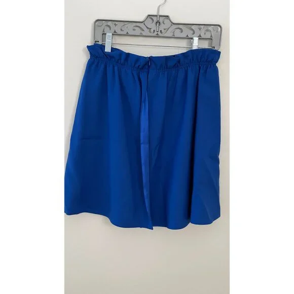 GIORGIO ARMANI $1850 BLUE LAYERED SKIRT M - Picture 5 of 6